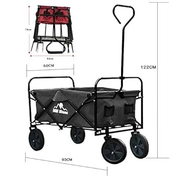 Amazon.co.jp: kaitou キャリーワゴン 折りたたみ式ワゴン 荷物